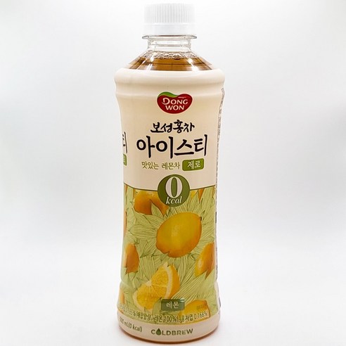 동원 아이스티 제로 레몬, 500ml, 6개