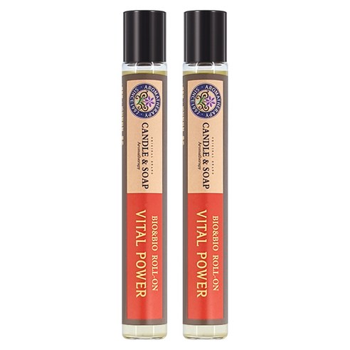 바이오앤바이오 바이탈파워 롤온 유칼립투스 아로마오일, 10ml, 2개