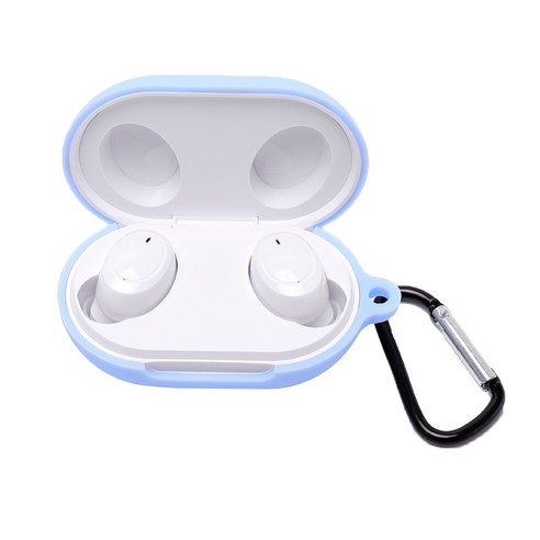 ENCO W31 LITE EARBUDS 먼지 커버 충격 방지 껍질 세척 가능한 하우징 방지 Slhell의 무선 헤드셋 보호 케이스, 하늘색