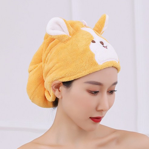 물 흡수 빠른 건조 후드 극세사, 마른머리수건, 강아지