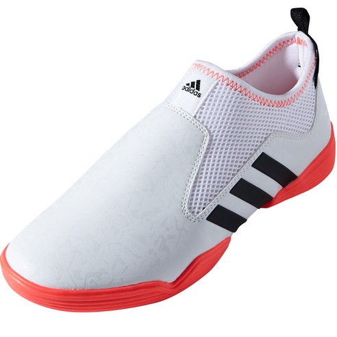 태권도화 추천 상품아디다스 콘테스탄트 태권도화 ADIBRAS16 줄넘기화 화이트 오렌지 태권도 신발 실내운동화 제품 사진
