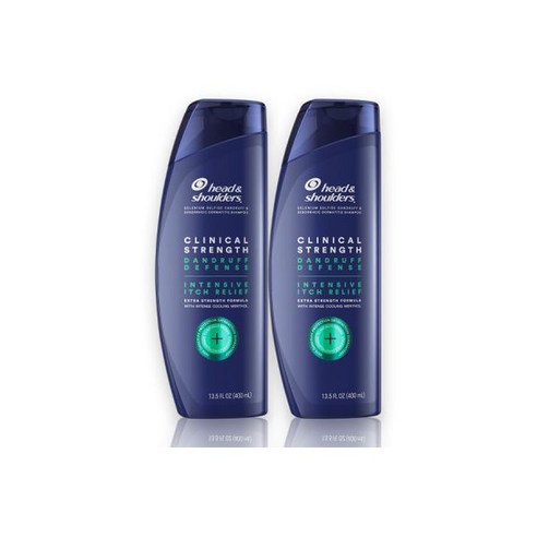 헤드앤숄더 클리니컬 스트렝스 비듬가려움 완화 샴푸 400ml 더블팩 2개 100624, 헤드앤숄더 클리니컬 스트렝스 비듬가려움 완화 샴푸 40