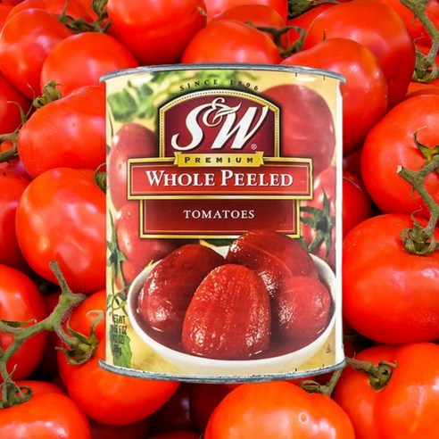에스더블유 100% 홀 토마토 통조림 리뷰 토마토홀