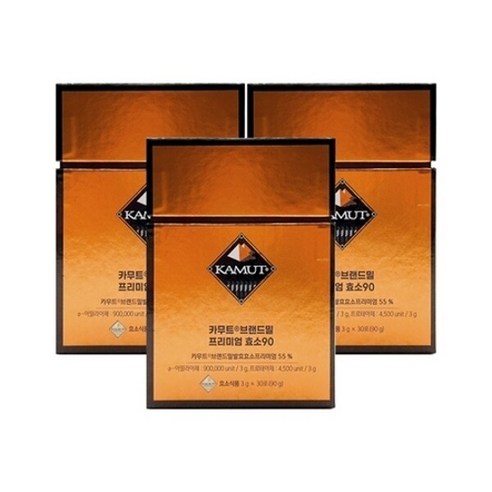 그레인온 카무트 브랜드밀 프리미엄 효소 90 3g x 30포 3박스 /An, 90g, 3개