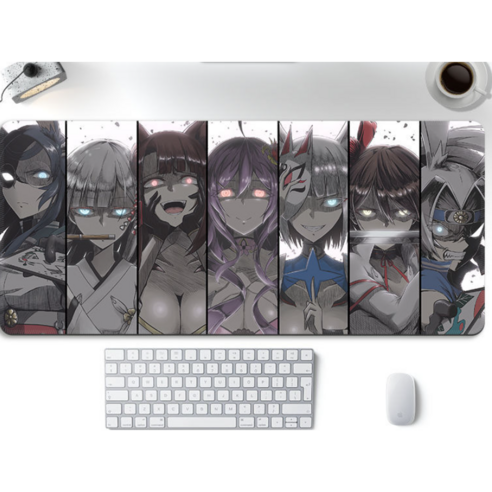 마우스 장패드 벽람항로 Azur Lane 게이밍 마우스 장패드 20종 24567, P15, 80*30cm
