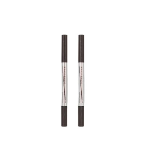 웨이크메이크 하드 브로우 펜슬 0.1g 1+1 세트, 01 다크브라운, 2개입