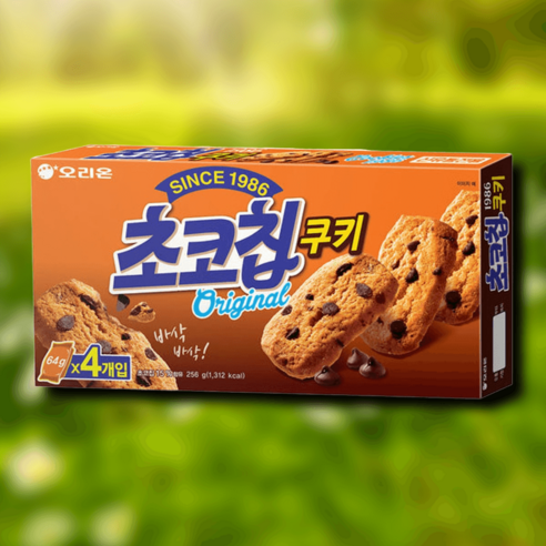 오리온 초코칩쿠키 256g 1개 달콤한, 옵션1