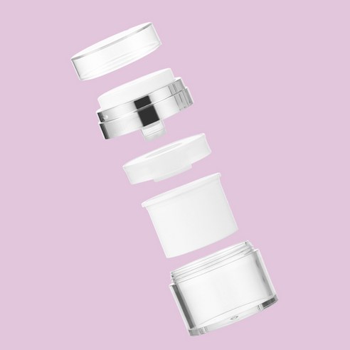 스킨케어 제품을 특별하게 만드는 진공 공병