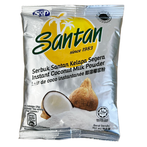 SANTAN INSTANT COCONUT MILK POWDER(인스턴트코코넛파우더)250G/1PACK, 250G, 1개