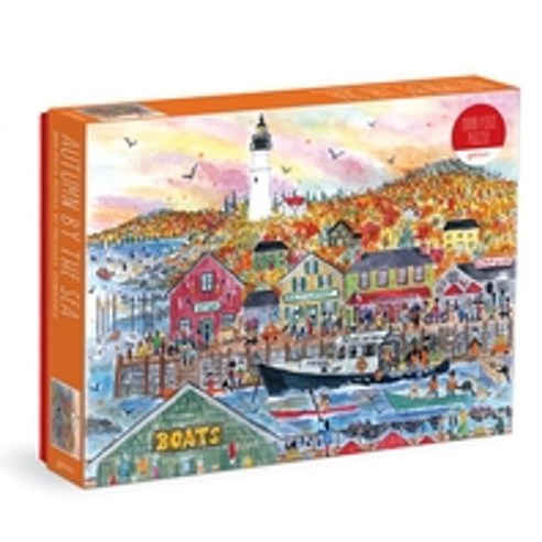 Michael Storrings Autumn by the Sea 1000 Piece Puzzle, Galison, Michael Storrings Autumn by .., Galison(저),Galison.. galison퍼즐