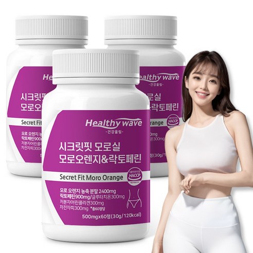 건강울림 시크릿핏 모로실 모로오렌지 락토페린 30g, 60정, 1개