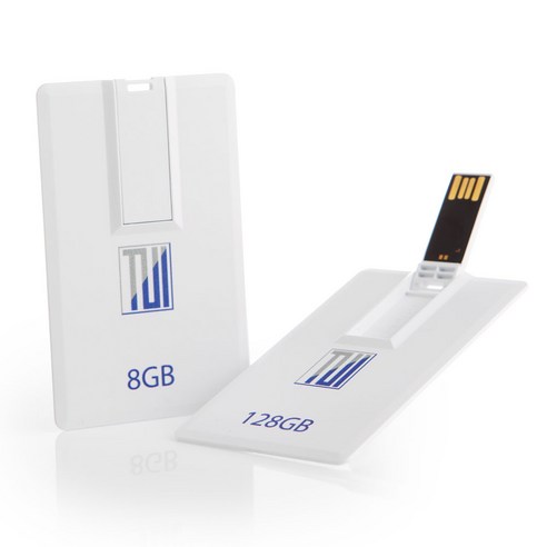 [단면 무료 인쇄] 라이트 카드 2.0 USB 메모리, 양면 추가 인쇄, 128GB, 기본 OPP