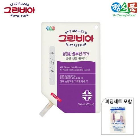 [정식품] 그린비아 RTH 장솔루션 300mlx20포(경관급식용), 300ml, 20개