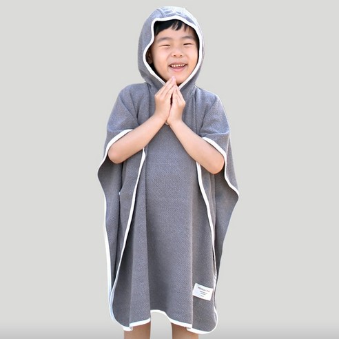 소아베 유아 후드 비치 가운 아기 목욕 타올 판초타올 수영 물놀이