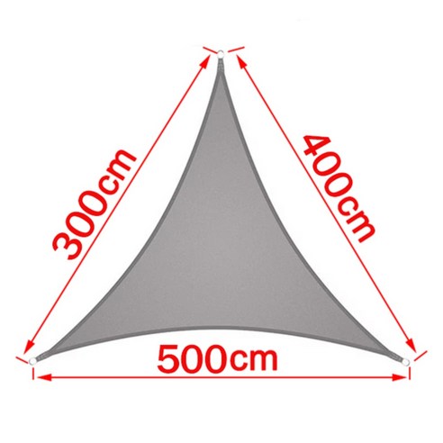 김해롯데워터파크 그레이 방수 그늘 타프 야외 정원 해변 테라스 수영장 천막, 그레이 300x400x500cm Best Top5