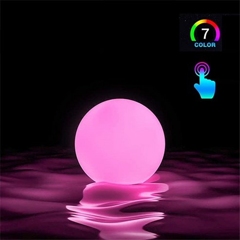 led좌욕기 RGB 플로팅 풀 조명 인치 .cm 색상 변경 LED 볼 개 IP 목욕 장난감 야외 정원 수영, [01] RGB, [01] pcs