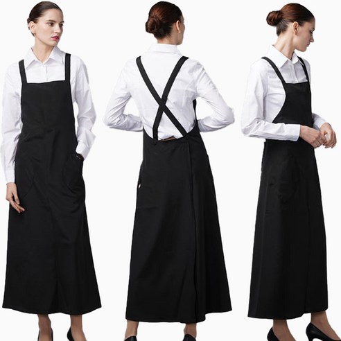 아름다움을 완성하는 검은 그림자, 요들가운 핑클(롱)반달 PK 459 에이프런