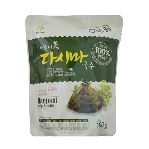 다시마국수 180g(소스미포함)x5개, 180g, 5개