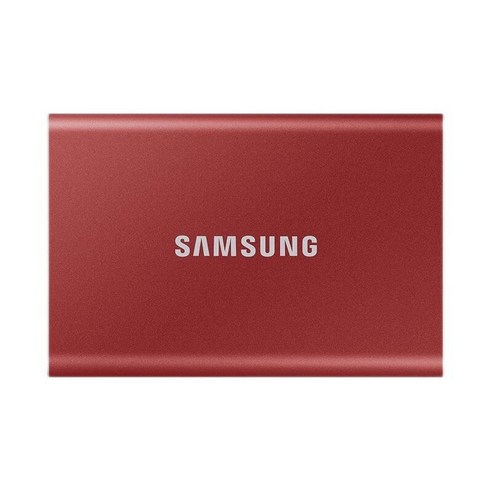 삼성전자 T7 USB 3.2 포터블 외장 SSD, 500GB, 레드