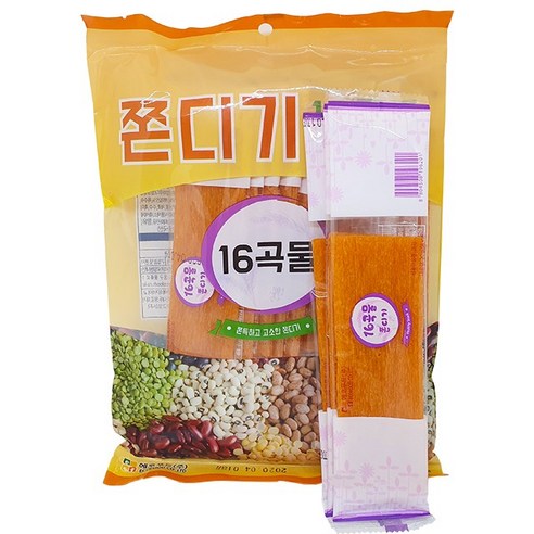 에코푸드 16곡물 쫀드기 210g, 1개