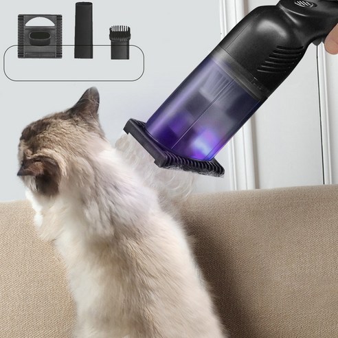 Fowod 무선 스마트 털청소기 강아지 고양이 자동 털제거기 반려견 털흡입기 usb 충전식 휴대식, 녹색, 녹색