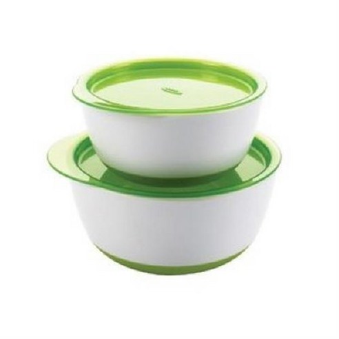 옥소토트 보울 세트 그린(B-EN-6103900)/옥소 유아식기세트/유아 그릇/OXO Tot Bowl Set Green, 1개