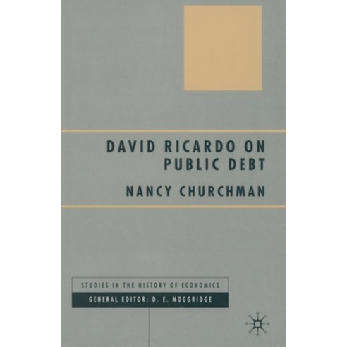 (영문도서) David Ricardo on Public Debt Paperback, Palgrave MacMillan, English, 9781349424825