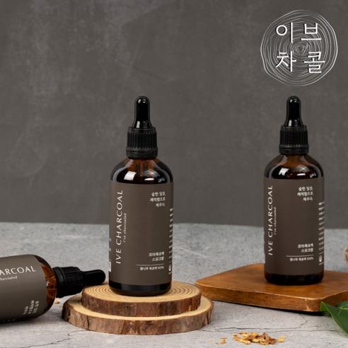 이브차콜 식용 참나무 목초액 정제 원액 직화 불맛 숯불향, 100ml, 1개