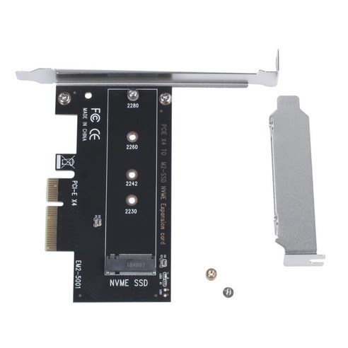 2230 2242 2260 2280 데스크톱 지원을위한 M.2 NGFF M 키 슬롯 컨버터 어댑터 카드 M2의 NVMe PCIE SSD 라이저 카드에 PCI-Express를 PCI, {"색상":"보여진 바와 같이"}, {"크기":"하나"}