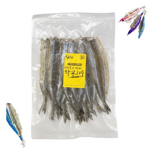 삼봉에기 미끼 학꽁치포 200g 한치낚시 생미끼 한치채비 500g, 500g(30-38마리)