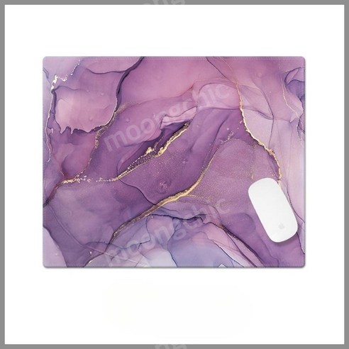 뭉시크 대리석 마블 소프트 마우스 패드, 260x210mm, 3mm, TH-183, 1개