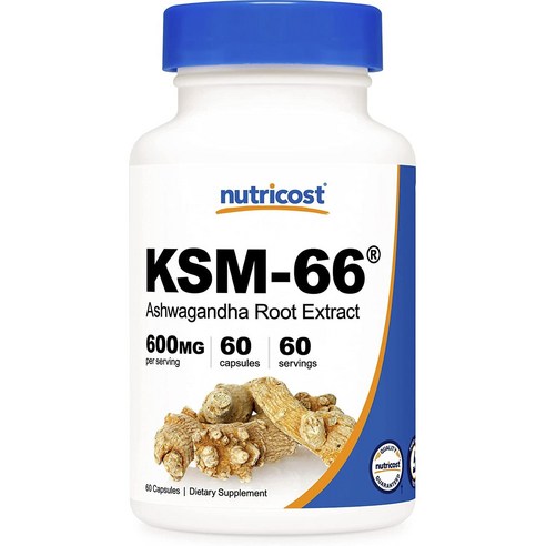 뉴트리코스트 KSM-66 600mg 60캡슐, 60정, 1개