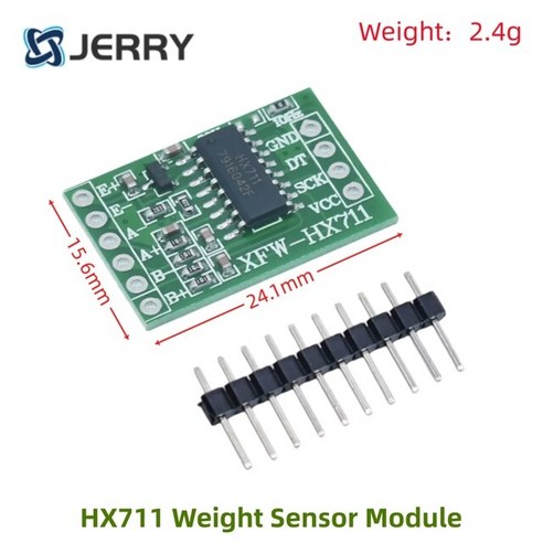 부하기 인체 저울 로드셀 무게 센서 HX711 AD 모듈 전자 압력 DIY 키트 4 개, 없음, 1.1PCS HX711 Module