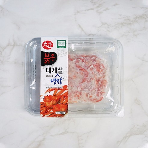 울진 붉은 대게살 (냉장) 150g, 2개