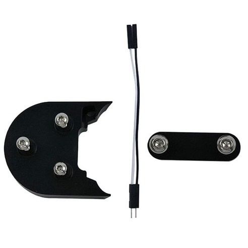 M365 Pro 전기 스쿠터 가스켓용 10인치 타이어 리프트 지원 킥스탠드 스페이서 브래킷 세트, 검은 색, ABS 플라스틱