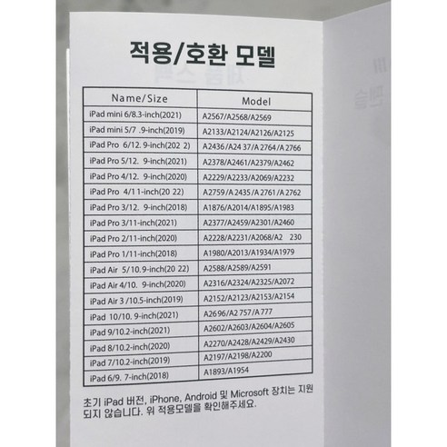 화이트 펜촉교체 가능 중국 제품