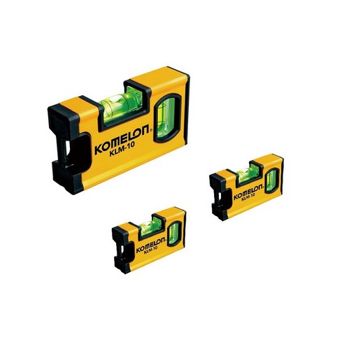 코메론 미니 자석 수평기 100mm 1팩(3개) KLM-10-3, 1개