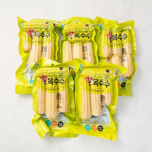 [메가마트]찐대학 찰옥수수 200g*5, 200g, 5개