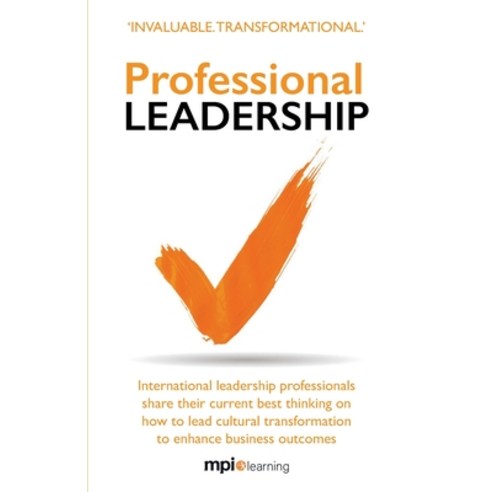 (영문도서) Professional Leadership Paperback, Wmp, English, 9781914265358