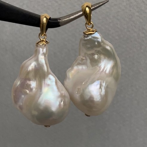 AAA 화이트 바로크진주 펜던트 Baroque Pearl Pendant Silver 925