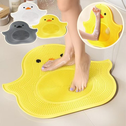 디이유 꽥꽥 붙여쓰는 특대형 바디 풋 브러쉬, 화이트, 1개, 1개입