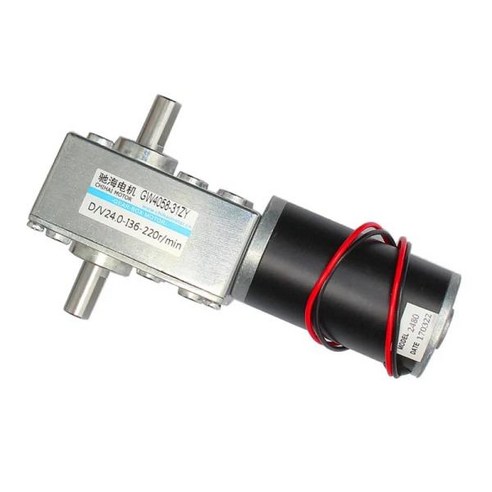 이중 출력 샤프트 터빈 웜 감소 모터 높은 토크 커튼 머신 빌보드 DC 12V 5840-31ZYS, 02 16rpm_01 12V