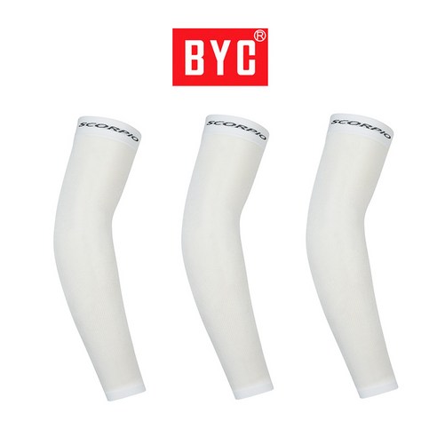 BYC 뉴쿨토시 3개세트 UV차단/여름 팔토시, 3세트, 화이트