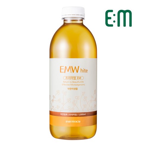 EM-W 다목적 용액 천연세제 프리미엄 활성액 1000ml, 1개