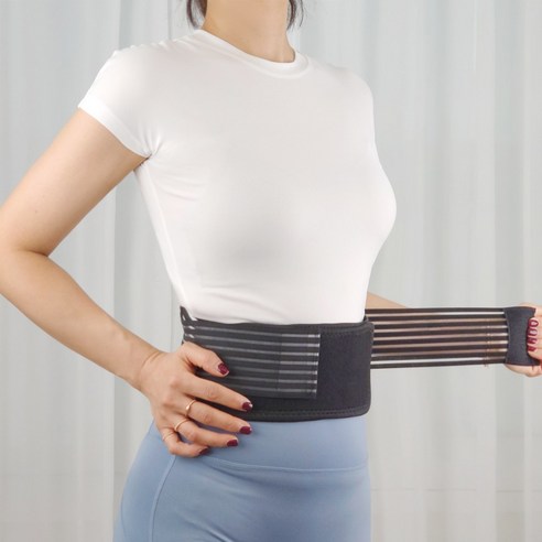 헤몬 허리보호대 허리복대 척추 헬스 리프팅 벨트, 1개, 블랙