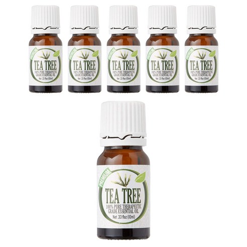 힐링솔루션 테라퓨틱 그레이드 에센셜 오일, 10ml, Tea Tree, 6개