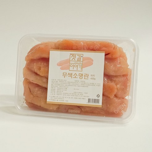 [젓갈이야기] 무색소 명란 못난이 파지 400g 800g, 1개