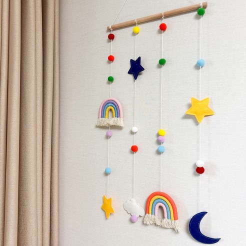 그리다 무지개별 마크라메 월행잉, 특별한 순간을 장식하다