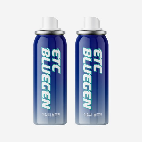 아쿠아쿨 이티씨 블루젠 100ml / 에틸클로라이드 냉각 쿨링스프레이 통증완화 부종경감, 1개입, 2개 - 파스/일반패치 | 쿠팡