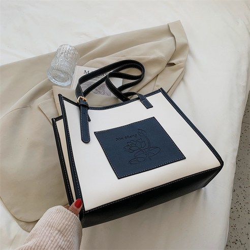 가방 트렌디한 가방 대용량 심플한 숄더백 패션왕 레드 터치 토트